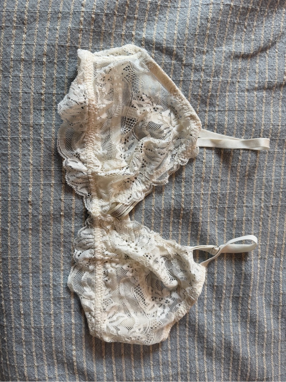 Free people Lace Bralette in Ivory - Women Intimates